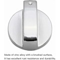 Miniatyrbilde 4 av 5: 6 stk Universelle Metallkontrollknapper Gasskomfyrknapper 6mm Universelle Kontrollknapper Komfyrknapper for Gasskomfyr Kokeovn Plate (FMY)