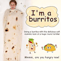Pikkukuva 3 / 4: 1 kpl Burrito Taco -peitto, käännettävä, 150 cm, aikuisille ja lapsille (FMY)
