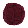 Miniatyrbillede 3 af 3: Mænd Strikket Slouch Beanie Hat Skull Baggy Vinter Varmt Oversize Skateboard Cap (FMY) Wine Red