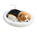 Miniatyrbild 5 av 5: Simulering Plyschdjur Leksak Realistisk Sovande Plysch Andas Hund Kommer Att Ringa Med Tygmatta Sovande Dockan Plysch Leksak Barnpresenter (FMY) E