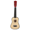 Miniatyrbild 1 av 3: 21 tum elektrisk gitarr klassisk akustisk gitarr trägitarr trä akustisk gitarr vintage stil akustisk gitarr (FMY) Beige 54X17X6cm
