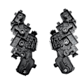 Pikkukuva 3 / 5: Auton takavalon piirilevy Peugeot 307 Hatchbackille vasemmalle (FMY) Black