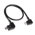 Miniatyrbillede 1 af 5: Micro USB til Lightning Fjernbetjening Tablet Telefon Data Konverteringsoverførselskabel til Android iOS DJI Spark Mavic Pro, Model: Sort (FMY)