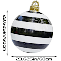 Miniatyrbild 3 av 3: Jätte Stor Jul PVC Uppblåsbar Dekorerad Boll, Jul Uppblåsbar Utomhus Dekorationer (FMY) Q1