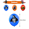 Miniatyrbillede 4 af 5: Godzilla vs Kong Tema Fødselsdagsfest Tilbehørssæt Inkluderer Banner Kage Cupcake Topper Balloner Sæt Dekoration (FMY)