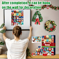 Miniatyrbillede 3 af 5: Julekalender Puslespil Legetøj Jule Nedtælling Kreativ Legetøj Julekalender Puslespil Kan Hænges Dekoreret Gave (FMY) Christmas advent calendar puzzle