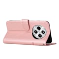Miniatyrbillede 3 af 5: Syet Kalveskind Etui Til Redmi 14C 4G  (FMY) Red gold