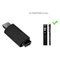 Miniatyrbilde 5 av 5: 2-pakning håndmikrofon elastisk erme for TX650/TX660 opptakere, for bryllupsvideografer (FMY) Black