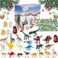 Miniatyrbild 3 av 5: Dinosaurie Adventskalender 24 Dagar Dinosaurie Julnedräkning Kalender Leksaker Dino Leksak Julgåva För Pojkar Flickor 3 År Gamla  (FMY) A
