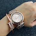 Miniatyrbilde 4 av 4: Kvinners Rotatable Casual Klokker Kvinner Rotatable Casual Klokker Dame (FMY) rose gold