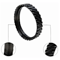 Miniatyrbilde 4 av 5: 4 belter tilpasset Zodiac MX6 MX8 MX9, dekk til Robot Pool Cleaner Baracuda R0526100 (FMY)