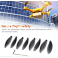 Miniatyrbillede 4 af 5: Parrot Anafi Propeller Parrot Anafi Blade Parrot Anafi Drone Blade 8 stk. Parrot CCW/CW Propeller Blade Props Anafi Foldbare Propeller Pa (FMY)