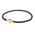 Miniatyrbild 5 av 5: Kabbalah Armband Äkta Läder med Titanstål Spänne Justerbar Armband (FMY) 2