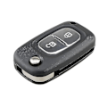 Miniatyrbilde 3 av 4: Reservedeler til bilnøkkel - 2 knapper Bilnøkkeldeksel for Renault Clio / Megane / Kangoo / Modus  (FMY)