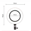 Miniatyrbild 3 av 3: LED-ringlampa Bärbar Sminkringlampa För Video, Studio, Makeup, Dimbar 3 Ljuslägen, Lätt Att Bära Och Installera (FMY)