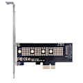 Pikkukuva 1 / 5: PCI-E 3.0 x1 Lane - M.2 M-Key SSD Nvme AHCI PCI Express -sovitinkortti PCIE SSD UUSI (FMY)