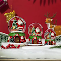 Miniatyrbilde 3 av 5: Fantasy LED Julemusikk Snøklode Søt Vannklode Musikkule Tegneserie Juledekorasjon Batteridrevet Krystallkuler (FMY) C
