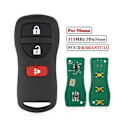 Miniatyrbild 4 av 5: 3/4 Knapp Nyckellös Fjärrkontroll Ersättning För Nissan Quest Tiida Livina X-Trail Paladin 2003 2004 2005 2006 (FMY) 3 Button
