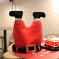 Miniatyrbilde 2 av 5: Plush Morsom Kostymehatt Elektrisk Svingende Bevegelig Stekt Tyrkisk Hai Julehatt for Rollespill Forkledning Fest (FMY) Double Legged Cap Ordinary