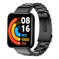 Pikkukuva 2 / 3: Xiaomi Redmi Watch 2/Watch 2 Lite -kellolle sopiva 3-osainen kiinteä metalliranneke (FMY) Black Xiaomi Redmi Watch 2