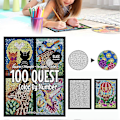 Miniatyrbillede 3 af 5: Color-Quest Aktivitetsbøger til Voksne Stressaflastende Voksenfarvebøger til Afspænding Stressaflastning (FMY) Default