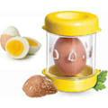 Miniatyrbilde 1 av 4: Rask Eggeskreller Manuell Eggeskreller Bærbar Hardkokt Eggeskallseparator Magisk Fantastisk Eggeskallmaskin Fjerner Skall Fra Egg-Yvan (FMY) Yellow