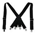 Pikkukuva 2 / 5: CTM Joustavat Klipsikiinnitteiset 5 cm:n Palomieshenkselit (Miehet) (FMY) Black one size