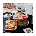 Miniatyrbild 1 av 3: Kakställ i Rostfritt Stål, 3-vånings Cupcake Ställ, Serveringsbricka, Displaybord, Cupcake Tower Ca (FMY) Sliver