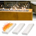 Miniatyrbillede 1 af 5: 3 stk. Keramisk Uld Svamp Bioethanol Ildsted Pejs Brandkasse Sikkerhed Lækagesikker Forbrænding Ethanol Bordplade Røgfri Ildsteder (FMY) 30*10*1.5cm
