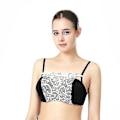 Miniatyrbillede 5 af 5: 3 stk. Blondering Lace Clip-on Camisole Bra Insert Overlay Modesty Panel Mock Best (FMY)