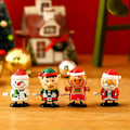 Miniatyrbillede 2 af 5: 12 stk. Jule-Optræk Legetøj, Julefestgaver, Sjove og Søde Små Gaver, Julemanden Optræk Legetøj Girlande (FMY) 12pcs