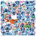 Miniatyrbilde 2 av 5: 10/30/50 Disney Tegneserie Stitch Klistremerker for Barn Telefon Gitar Laptop Bagasje Skateboard Graffiti Klistremerker (FMY) 30PCS