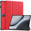 Miniatyrbillede 1 af 5: For OnePlus Pad 2 Etui Stødtæt Læder Stativ Tablet Cover (FMY) Red