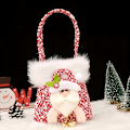 Miniatyrbilde 2 av 5: 4-delt julegavepose, julaften gavepose, godteripose, juleeplepose emballasje totepose, juledekorasjon (FMY) 4-Piece Set