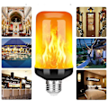 Miniatyrbilde 3 av 4: LED Flamme Lyspære, 4 Moduser Flimrende Lyspærer, E26/e27 Sokkel Flamme Pære, Jul (FMY) 4Pcs