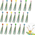 Miniatyrbild 1 av 5: 20 st studsbollar för barn, mini kometbollar färgglada mini gummistudsbollar med streamers höga studsande hoppbollar  (FMY) 2 set - 40pcs