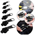 Miniatyrbild 2 av 5: 6-pack Fixerade Blixtlåsdragare - Blixtlåsslider Reparation, Instant Blixtlåssats - Avtagbar Räddningsersättning Väska (FMY) black