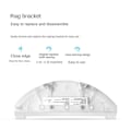 Miniatyrbilde 4 av 5: For Eve Plus Robot Erstatningsmoppeholder Støvsuger Deler Moppmodul Husholdningsrengjøring (FMY) Transparent