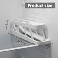 Pikkukuva 4 / 5: Jääkaapin Munanjakaja Munanjakaja Automaattinen Munan Kääntäjä Jääkaapin Rullaava Munanpidike Automaattisesti Rullaava Munan Säilytysastia Fo  (FMY) grey  2pcs
