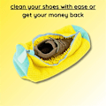 Miniatyrbilde 3 av 5: Skobørstepose, vaskemaskin skobørstepose, skobørstepose, skorengjøringstøypose 1 stk (FMY) Yellow