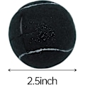 Miniatyrbillede 2 af 5: 4 stk. Forudskårne Tennisbolde til Møbelben og Gulvbeskyttelse, Heavy Duty Langtidsholdbare Filtpuder Glidebetræk (FMY) Black
