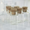 Miniatyrbillede 4 af 5: 36 stk. 15 ml tomme, klare, små glasflasker, beskedflasker, ønskeflasker, krukke med propper til hjem, bryllup, fest, håndværk, dekoration (FMY)