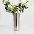 Miniatyrbilde 5 av 5: Dekorativ vannkopp blomsterholder vase i rustfritt stål hjem restaurant dekor KAESI (FMY) Silver