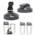 Miniatyrbilde 1 av 5: Nutribullet Lokk Blender Flip Top Reservedeler - Kompatibel med Nutribullet 600w / 900w - To-go Lokk Tilbehør (FMY)