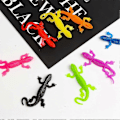 Miniatyrbild 2 av 4: 10 st Stretchiga Ödleleksaker Gummi Tpr Klibbiga Ödlor Stress Relief Leksak För Barn Vuxna Party Favörer (FMY)