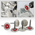 Miniatyrbilde 1 av 5: 40 mm diamantblad med 6 mm skaft, skjærehjul for gravering og kutting av fliser, granitt, marmor, keramikk (FMY) Wear-resistant - sharp 10pcs