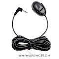 Miniatyrbillede 4 af 5: Ekstern Mikrofon Paste Mikrofon 3.5mm Bil Stereo Mikrofon til Bil GPS 2 pole mono-3.5mm elbow