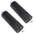 Miniatyrbillede 5 af 5: 2 stk. Vindmølle Motor Hængende Display Motor Batteridrevet Roterende Motor Multi-Formål til Wi  (FMY) Black
