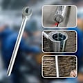 Pikkukuva 2 / 5: Saranoiden säätöavain, oven saranoiden korjausavain, säädettävä jakoavain, 100% uusi (FMY) 9-24.5mm