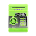 Miniatyrbilde 1 av 2: Elektronisk Spargris Safe ATM Passord Pengboks Automatisk Innskudd Sedler Gaver Bursdag (FMY) Green